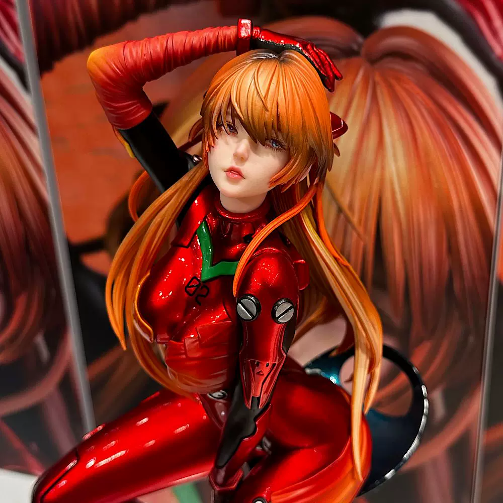 Evangelion Anime Merchandise - Figurka Asuki w stroju bojowym z