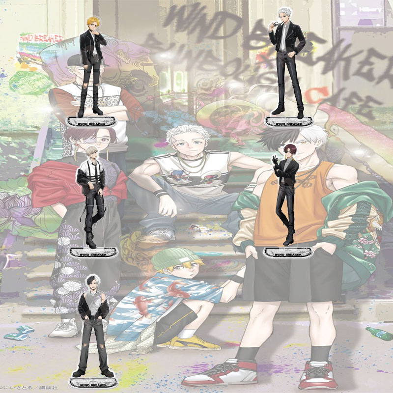 Windbreaker Anime Merchandise - Figurka Akrylowa WIND BREAKER Klasyczna Scena