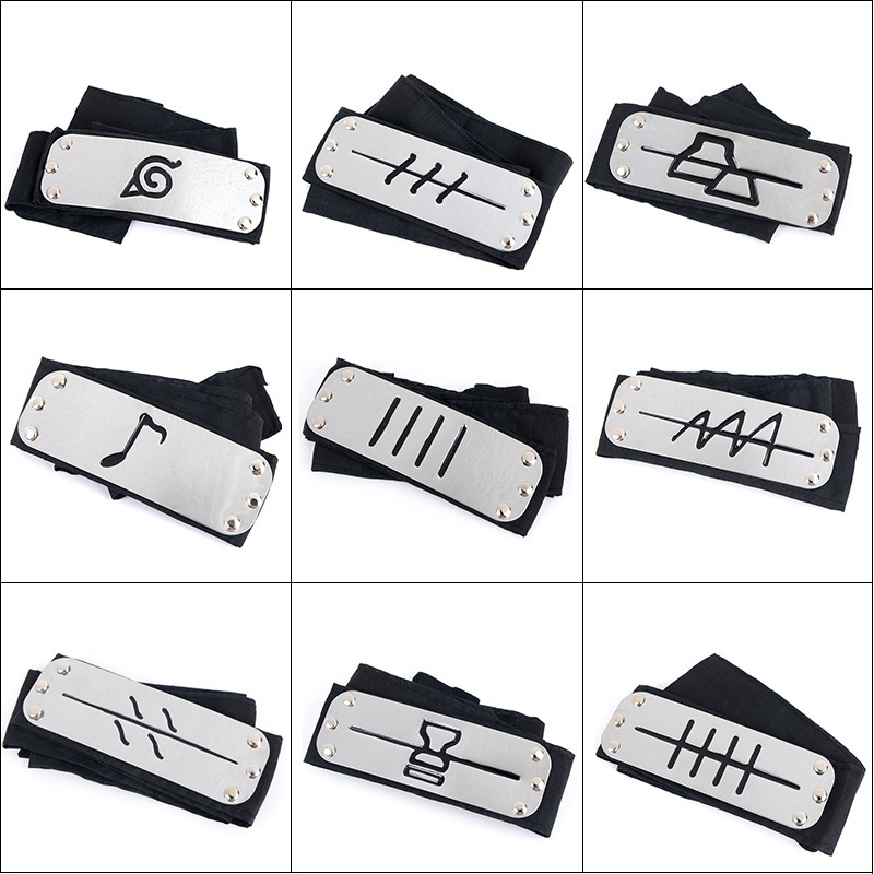 Rare Anime Merchandise - Anime Kakashi opaska Cosplay akcesoria do