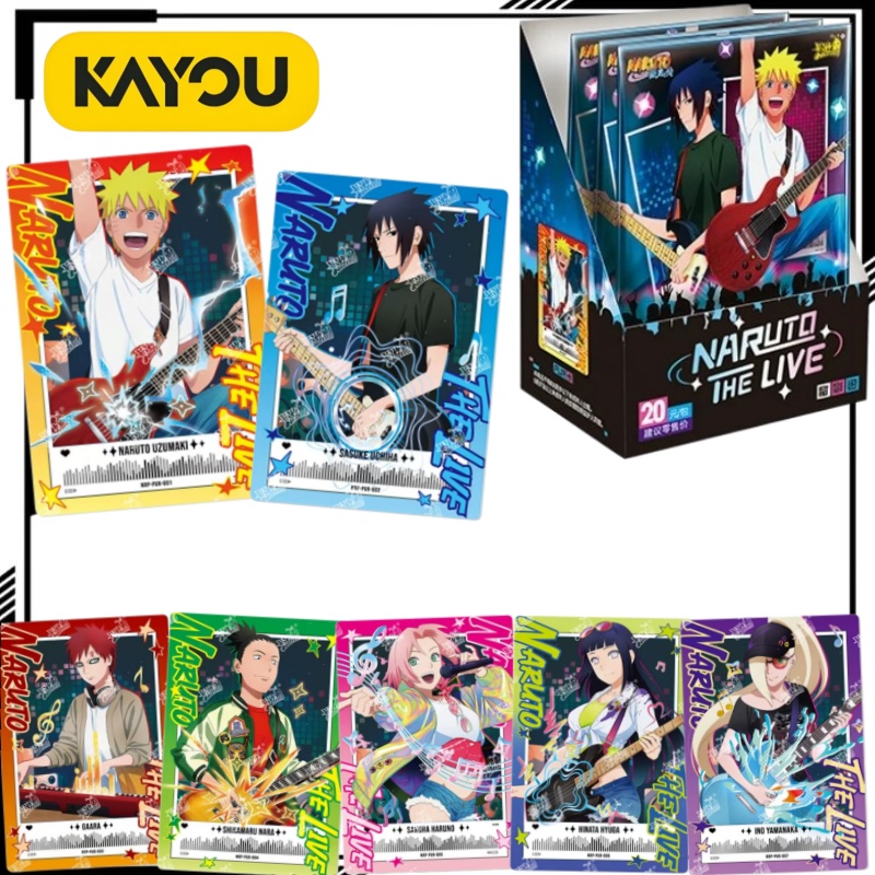 Official Merchandise Anime - Oficjalny zestaw limitowanych kart fotograficznych Naruto