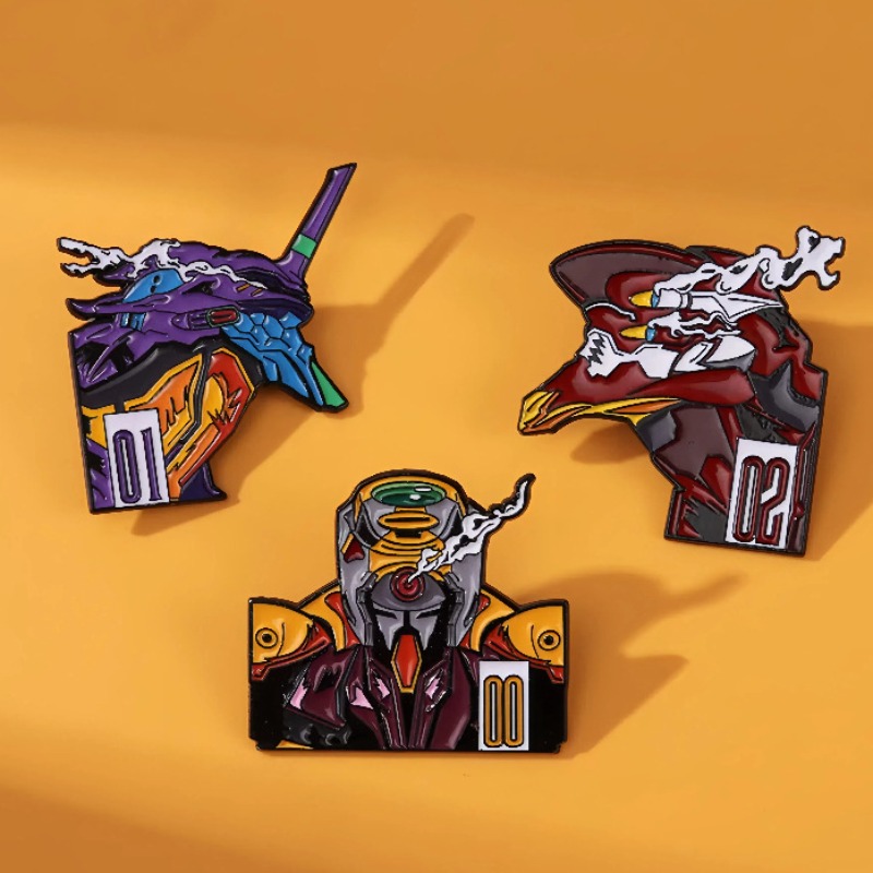 Metalowa broszka Neon Genesis  – Evangelion Anime Merchandise recenzja i cena