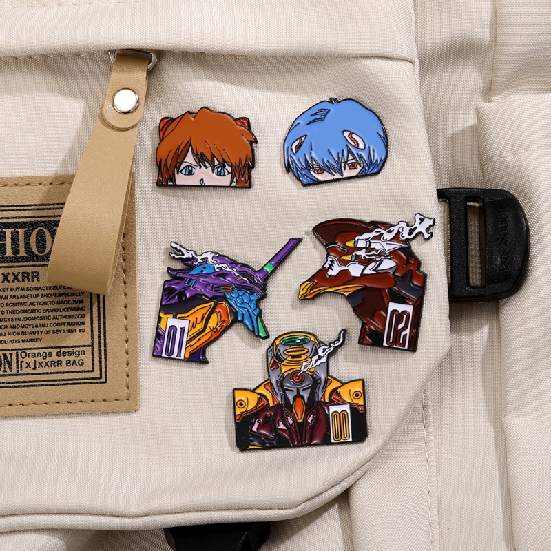 Metalowa broszka Neon Genesis  – Evangelion Anime Merchandise recenzja i cena