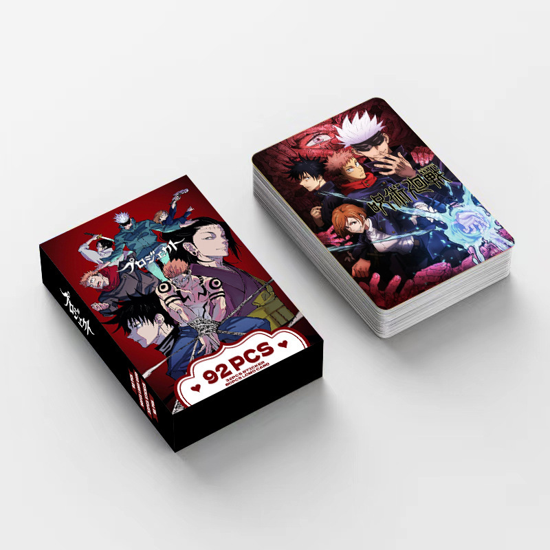 92 sztuki kart Jujutsu Kaisen, – Anime Merchandise Japan recenzja i cena