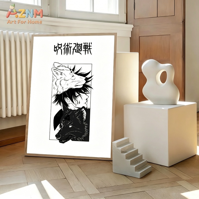 AZNM Jujutsu Kaisen Czarno-Bia – Anime Merchandise Posters recenzja i cena