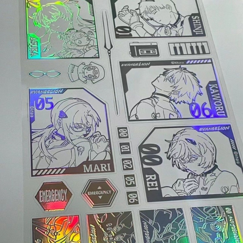 Naklejka laserowa EVA Shinji R – Evangelion Anime Merchandise recenzja i cena