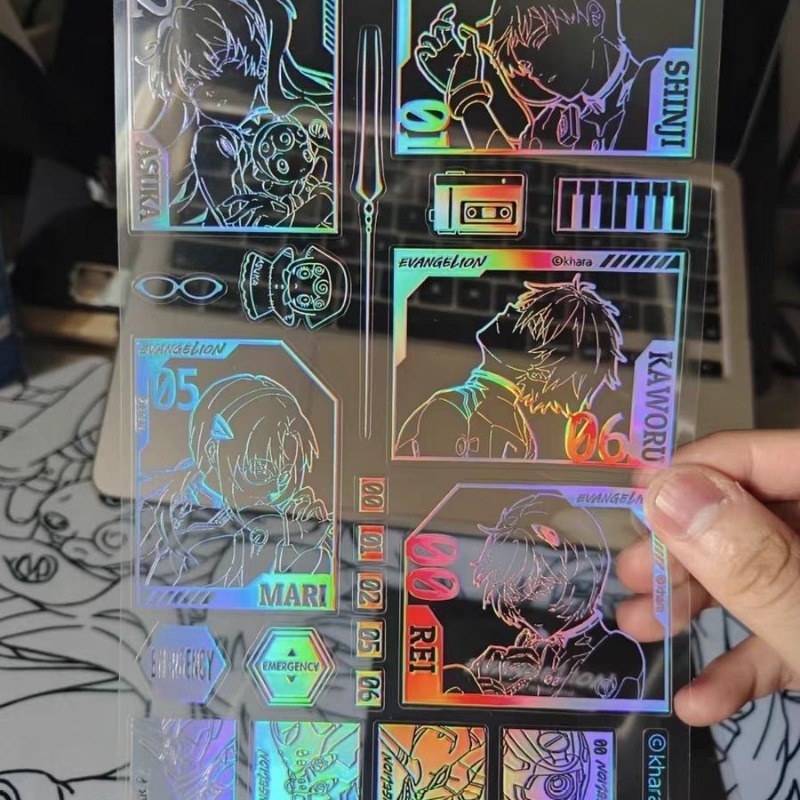 Naklejka laserowa EVA Shinji R – Evangelion Anime Merchandise recenzja i cena