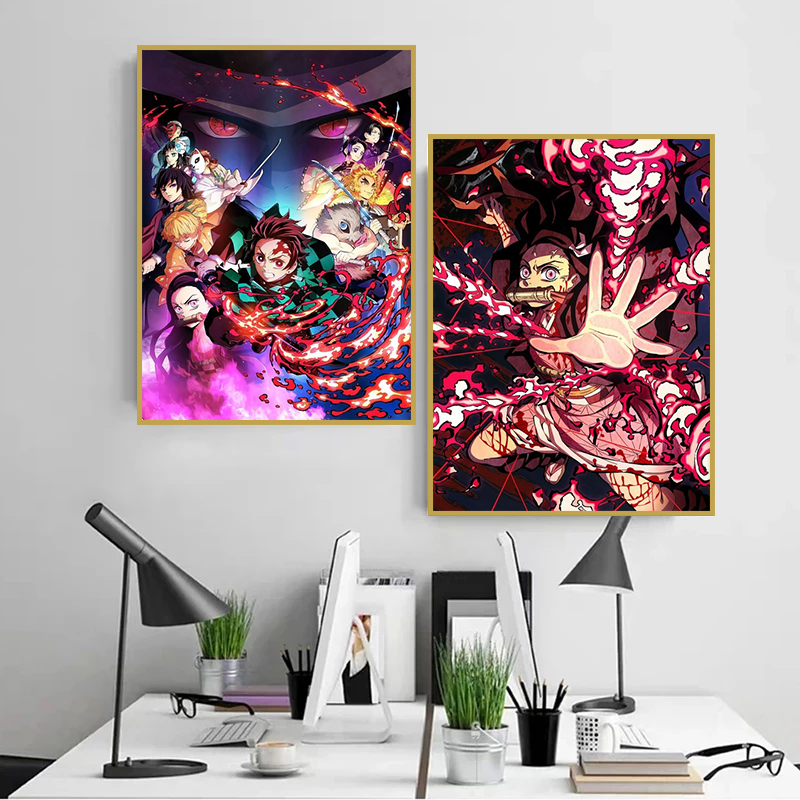 Bezramowy, klasyczny obraz na  – Anime Merchandise Posters recenzja i cena