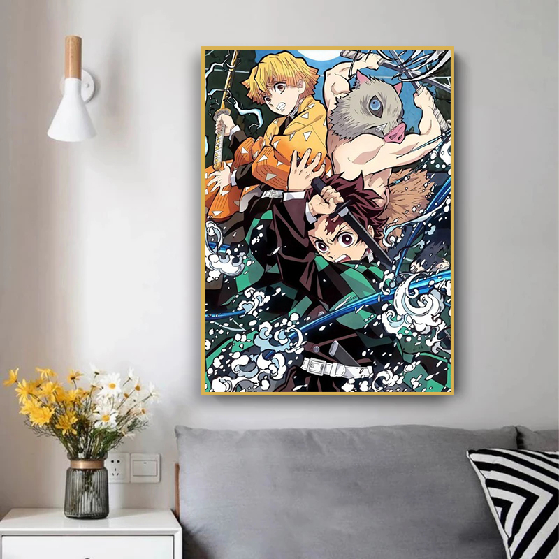 Bezramowy, klasyczny obraz na  – Anime Merchandise Posters recenzja i cena