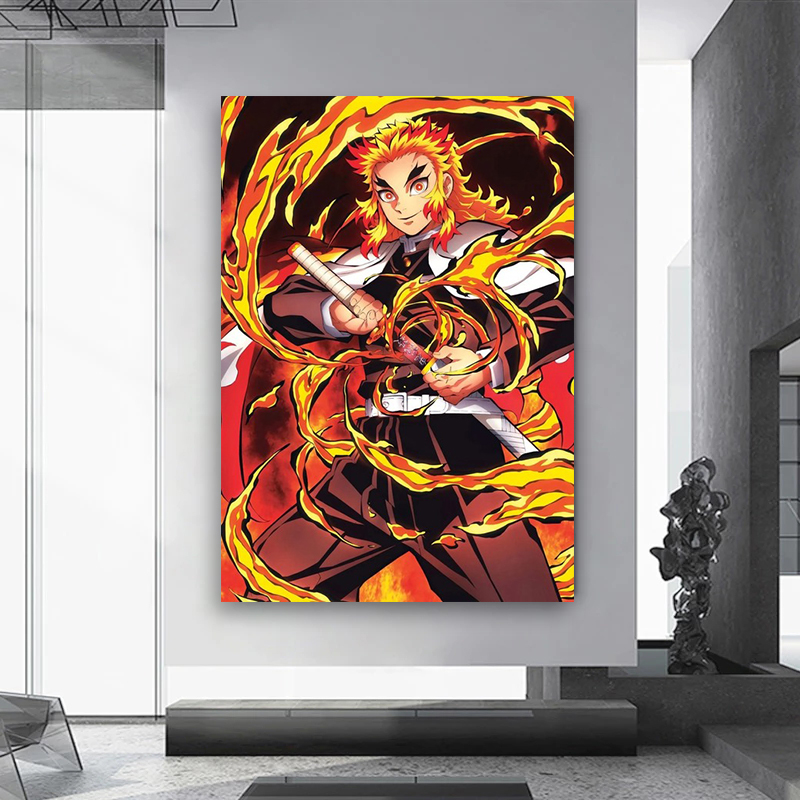 Bezramowy, klasyczny obraz na  – Anime Merchandise Posters recenzja i cena